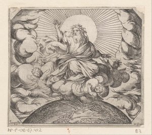 Gott trennt Land und Wasser von Antonio Tempesta