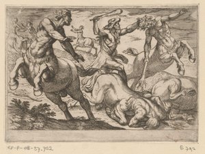 Herkules und die Kentauren von Antonio Tempesta
