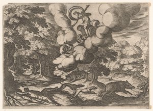 Landschaft mit dem Tod von Adonis von Antonio Tempesta