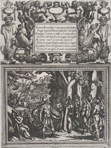 Tafel 18: Illustration zu Canto XVIII, aus Torquato Tassos 