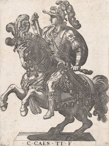 Tafel 4: Kaiser Gaius zu Pferd, aus 