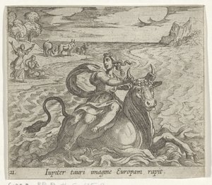 Raub der Europa von Antonio Tempesta