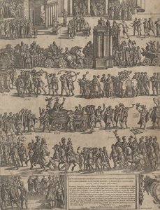 Triumph eines römischen Kaisers [linke Seite] von Antonio Tempesta