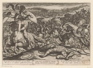 Selbstmord von Saul nach seiner Niederlage durch die Philister von Antonio Tempesta