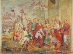 Jacopo Barbarigo befreit Königin Margarete von Ungarn von den Türken im Jahr 1426
