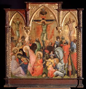 Kreuzigung mit den beiden Dieben, die mit Jesus Christus gekreuzigt wurden