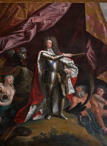 George, Prinz von Dänemark, als Lord High Admiral von England (Detail aus dem Queen