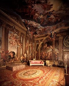 Olympische Götter, Wandmalereien im Himmelzimmer, ca. 1695-96
