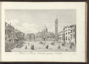 Blick auf Campo Santa Maria Formosa in Venedig (Ansichten von Gebäuden und Plätzen in Venedig) von Antonio Visentini