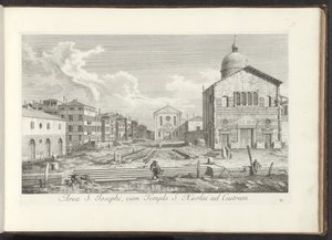 Ansicht der Chiesa di San Giuseppe di Castello in Venedig von Antonio Visentini