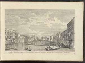 Ansicht des Canal Grande in Venedig von Antonio Visentini