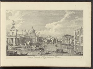 Ansicht des Canal Grande in Venedig