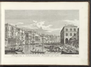 Ansicht des Canal Grande in Venedig
