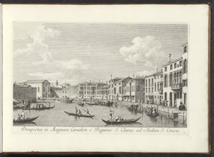 Ansicht des Canal Grande in Venedig