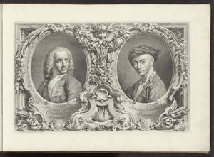 Porträts der Künstler Canaletto und Antonio Visentini (Serie)