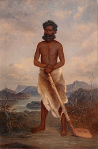 Australischer Mann, ca. 1893 von Antonio Zeno Shindler
