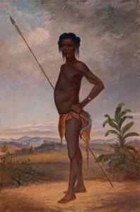 Niam-Niam Mann, ca. 1893