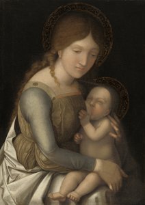 Madonna mit Kind von Antonio da Correggio