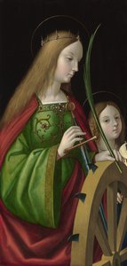 Die heilige Katharina von Alexandria von Antonio da Solario
