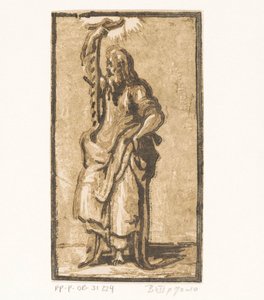 Heiliger Simon Christus und die zwölf Apostel (Serientitel) von Antonio da Trento (attributed to)