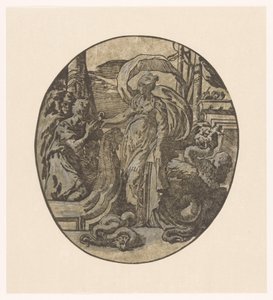 Odysseus auf der Insel der Circe von Antonio da Trento (possibly)