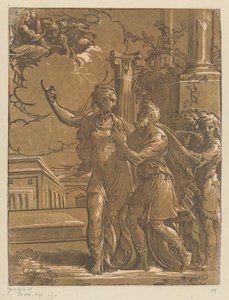 Kaiser Augustus und die Tiburtinische Sibylle von Antonio da Trento