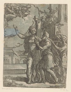 Kaiser Augustus und die Tiburtinische Sibylle von Antonio da Trento