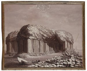 Fingalshöhle, Schottland von Antonio de Bittio