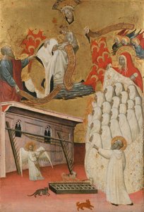 Heilige Francesca Romana von der Jungfrau bekleidet von Antonio del Massaro da Viterbo