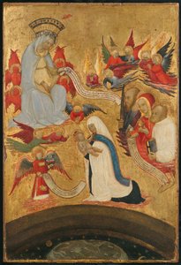 Santa Francesca Romana hält das Christkind, ca. 1445