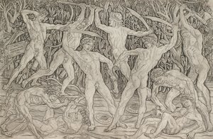 Schlacht der Nackten von Antonio del Pollaiolo