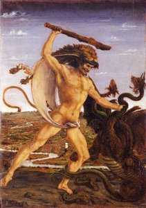 Herkules und die Hydra und Herkules und Antäus von Antonio del Pollaiolo