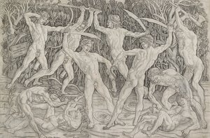 Schlacht der nackten Männer, ca. 1470-1475 von Antonio Pollaiuolo