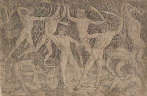 Schlacht der nackten Männer, ca. 1470-90 von Antonio Pollaiuolo