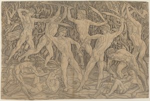 Schlacht der Nackten von Antonio Pollaiuolo
