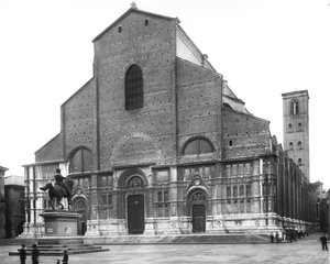 Ansicht der Kirchenfassade von Antonio di Vincenzo Antonio di Vincenzo