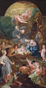 Anbetung der Hirten, Mitte des 18. Jahrhunderts von Antonio the Elder Gonzalez Velazquez