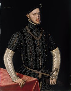 Porträt von Philipp II. 1527-1598, König von Spanien und Portugal, um 1550 von Antonis Mor