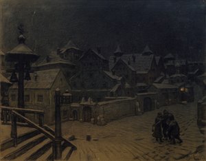 Die Bojarenhäuser schlafen, 1918