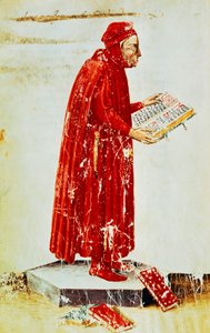 Porträt von Lino Coluccio Salutati (Stignano) von Apollonio di Giovanni di Tommaso
