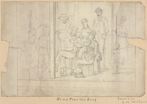 Skizze - Nachrichten von der Armee von Archibald Willard