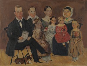 Familienporträt von John J. Wagner von Archie Thompson
