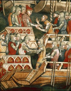 Seeschlacht in Punta Salvore im Golf von Triest (Detail)