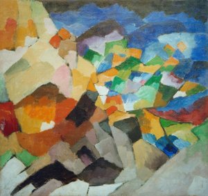 Landschaft mit Felsen