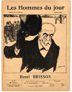 Cover von Les Hommes du jour, Satirique en N & B von Aristide Delannoy