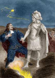 Stück Don Juan von Molière: Don Juan mit der Statue des Kommandanten, 1870
