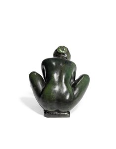 Kauerndes Mädchen, das einen Fuß hält von Aristide Maillol