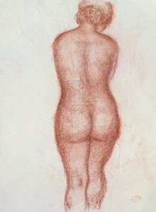 Stehender Akt von hinten von Aristide Maillol