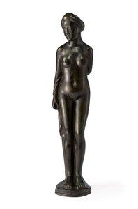 Stehende Badende, mit Draperie über dem rechten Arm von Aristide Maillol