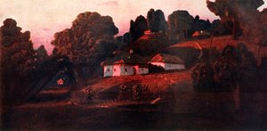 Ein Abend in der Ukraine, 1901, 1939 von Arkhip Ivanovich Kuindzhi